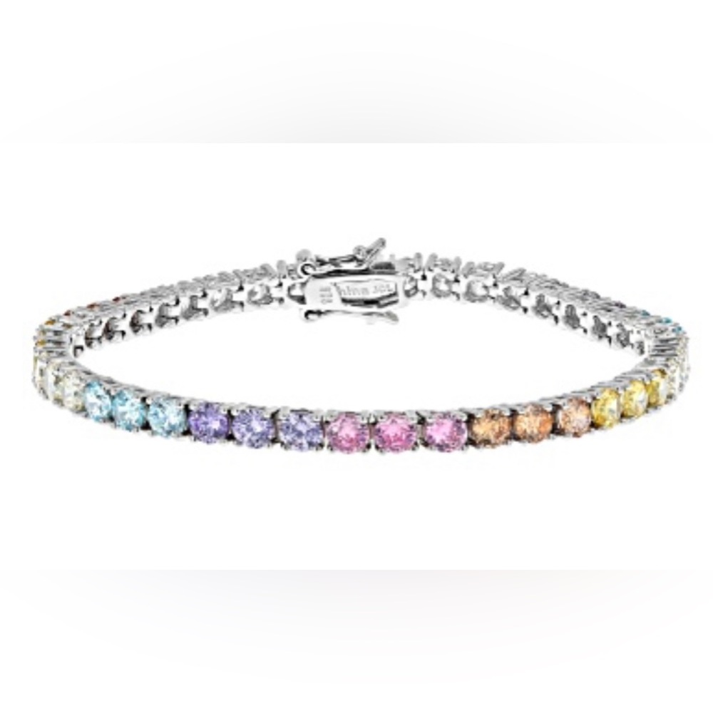 Sterling Silver multicolor bracelet